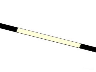 Светильник HOKASU OneLine LF (ral9005/400mm/LT70 — 3K/8W/120deg)