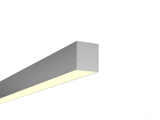 Линейный светильник HOKASU 35/40-П NoPS (Anod/1000mm/LT70 — 3K/38W) — БЕЗ БП