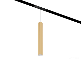 Светильник HOKASU OneLine Tube Hang (GOLD/D40/320mm/Lens — 4K/7W/15deg)