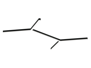 Светильник HOKASU Molecule 35/40 (RAL9005/6x823mm/LT70 — 4K/110W)