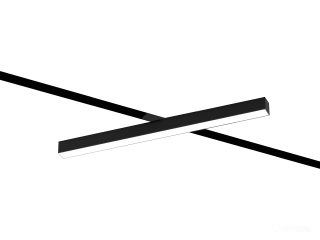 Линейный светильник с высокой яркостью при малых размерах: ширина световой части 30 мм.  Поворотная конструкция позволяет поворачивать светильник на 360°.