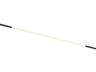 Светильник HOKASU OneLine LF (ral9005/1500mm/LT70 — 3K/30W/120deg)