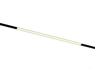 Светильник HOKASU OneLine LF (ral9005/800mm/LT70 — 3K/16W/120deg)