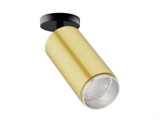 Накладной светильник HOKASU Tube ON Zoom (GOLD/D75/160mm — 4K/20W/12-50deg)