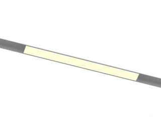 Светильник HOKASU OneLine LF  (ral9003/400mm/LT70 — 3K/8W/120deg)