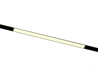 Светильник HOKASU OneLine LF (ral9005/600mm/LT70 — 3K/12W/120deg)
