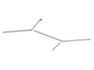 Светильник HOKASU Molecule 35/40 (RAL9003/6x823mm/LT70 — 4K/110W)