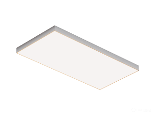 Серия функциональных крупногабаритных светодиодных светильников квадратной и прямоугольный формы с равномерно светящейся поверхностью PL13.
