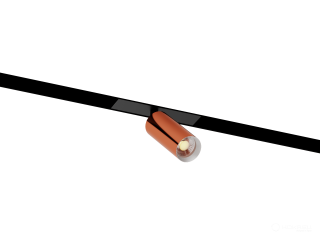 Светильник HOKASU OneLine Tube (COPPER/D40/100mm/Lens — 4K/7W/15deg)