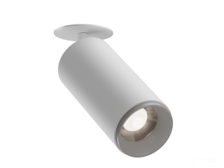 Встраиваемый светильник HOKASU Tube IN Zoom (RAL9003/D75/120mm — 4K/20W/12-50deg)