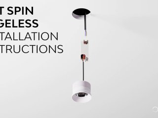 Recessed lamp HOKASU DOT Spin Edgeless