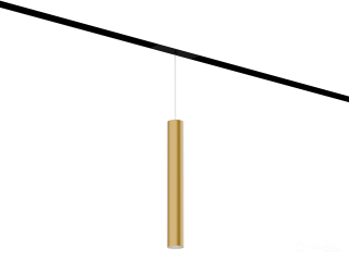 Armatürler HOKASU OneLine Tube Hang (GOLD/D40/320mm/Lens — 4K/7W/15deg)