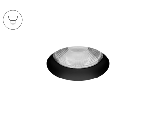 Lamp POINT HIDE (RAL9005 — GU10)