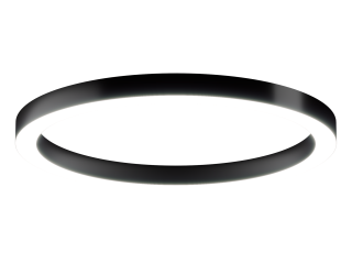 Lamp 6063 Ring (RAL9005/1250mm/LT70 — 4K/118W)