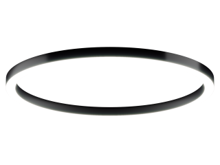 Lamp 6063 Ring (RAL9005/1550mm/LT70 — 4K/146W)