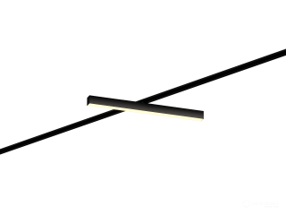 Track lamp HOKASU S50 TR2 (RAL9005/750mm/LT70 — 3K/28W)