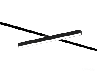 Линейный светильник с высокой яркостью при малых размерах: ширина световой части 30 мм.  Поворотная конструкция позволяет поворачивать светильник на 360°.
