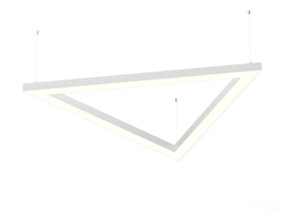 Lamp Triangle S50 (RAL9003/3x811/LT70 — 4K/52W)