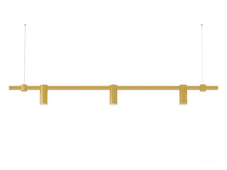 Pendant lamp HOKASU PL9 (GOLD/1500mm – D55/140mm/3K/30W/38deg)