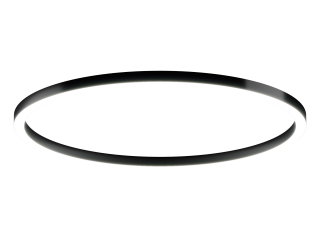 Lamp 6063 Ring (RAL9005/2000mm/LT70 — 4K/188W)