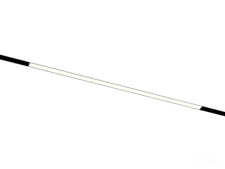 Lamp HOKASU OneLine LF (ral9005/1000mm/LT70 — 4K/20W/120deg)