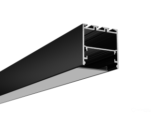 <p>
Anodized/painted hanging/surface-mounted aluminum profile for the production of linear lighting systems. The profile has a compartment for installing a power source (62x31mm)</p>
<h3>Packages</h3>
<div class="accentWrap">
- Profile<br />
— to choose from: with or without a screen<br />
</div>
<p>HOKASU branded plugs sold separately. You can also order special suspensions for the profile separately (2 steel cables of 2.5 meters each with holders).
<br /><br />
<strong>Dimensions:</strong> 75x75mm
<br />
<strong>Profile weight:</strong> 2.4kg/m (2.005+0.411)
</p>
