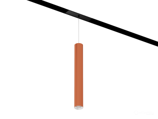 Lamp HOKASU OneLine Tube Hang (COPPER/D40/320mm/Lens — 3K/7W/15deg)