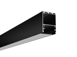 Dimensions 50x70x2500mm.
Available: black, white, silver.
Suspended / surface-mounted aluminum profile for the manufacture of linear lighting systems. The profile has a compartment for installing a power source.