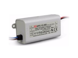 APC-12-350, AC/DC LED, 9-36В, 0.35А, 12.6Вт, IP42 блок питания для светодиодного освещения