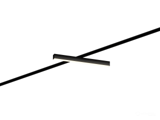 Track lamp HOKASU 35/40 TR2 (RAL9005/500mm/Prizma — 4K/10W)