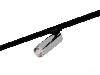 Трековый светильник HOKASU Tube Zoom TR2 (55-120/silver – 10w/3090/12-50deg)