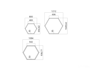 Модульный светильник HOKASU Hexagon