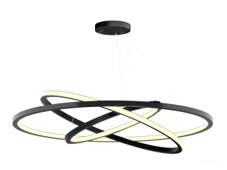 Lamp HOKASU PL6 (RAL9005/D425-625-830/LT70 — 3K/70,8W/120deg)