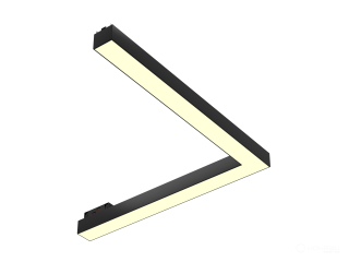 Lamp TrackLine Fold Angle (ral9005/400mm/400mm/LT70 — 3K/20W/120deg)