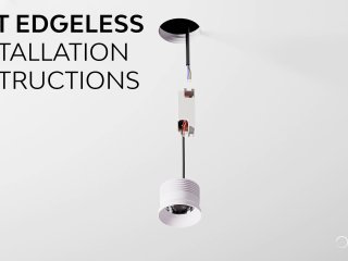 Recessed lamp HOKASU DOT Edgeless