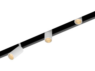 Lamp HOKASU Tube HIDE TR4 (RAL9003/D55 — 5K/10W/23deg)