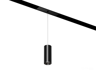 Lamp HOKASU OneLine Tube Hang (RAL9005/D40/100mm/Lens — 3K/7W/15deg)