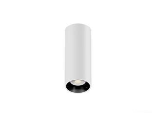 Lamp HOKASU Tube (RAL9003+B/D40/Lens — 2.7K/7W/10deg/CRI98)