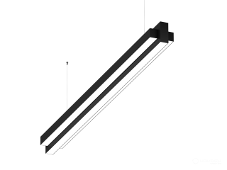Linear lamp HOKASU Brick (RAL9005/1250mm/LT70 — 4K/26W)