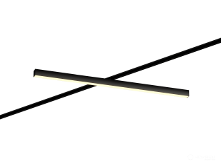 Track lamp HOKASU 35/40 TR2 (RAL9005/1000mm/LT70 — 3K/21W)
