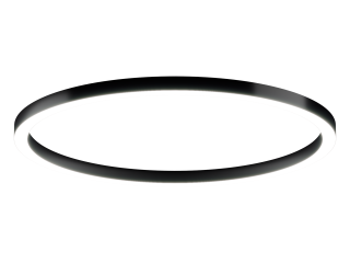 Lamp 6063 Ring (RAL9005/1400mm/LT70 — 4K/132W)