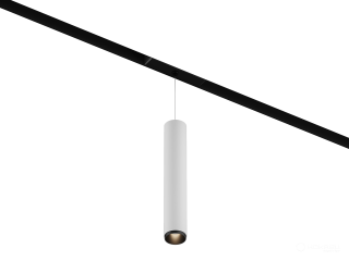 Lamp HOKASU OneLine Tube Hang Zoom (RAL9003+B/D55/320mm — 4K/10W/12-50deg)