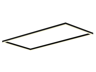 Lamp HOKASU Frame 35/40 (RAL9005/2498x1219mm/LT70 — 3K/156W)
