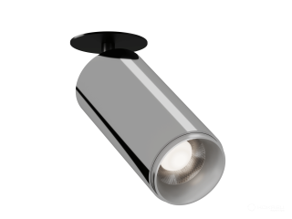 Recessed lamp HOKASU Tube IN Zoom (SILVER/D75/120mm — 3K/20W/12-50deg)