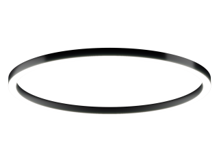 Lamp 6063 Ring (RAL9005/1050mm/LT70 — 4K/99W)