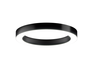 Lamp 6063 Ring (RAL9005/625mm/LT70 — 4K/59W)