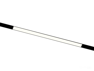 Lamp HOKASU OneLine LF  (ral9005/600mm/LT70 — 4K/12W/120deg)