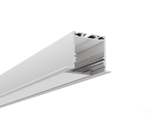 Анодированный/крашенный алюминиевый профиль для изготовления встраиваемых линейных светильников. 
Габариты 35(47)х35мм