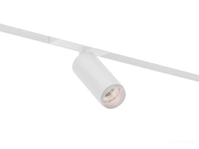 Lamp HOKASU OneLine Tube Zoom (RAL9003/D55/120mm — 3K/10W/12-50deg)