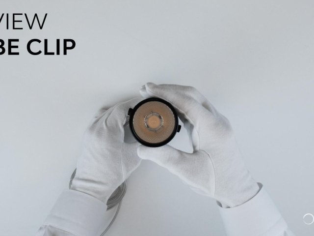 Surface lamp HOKASU Tube Clip
